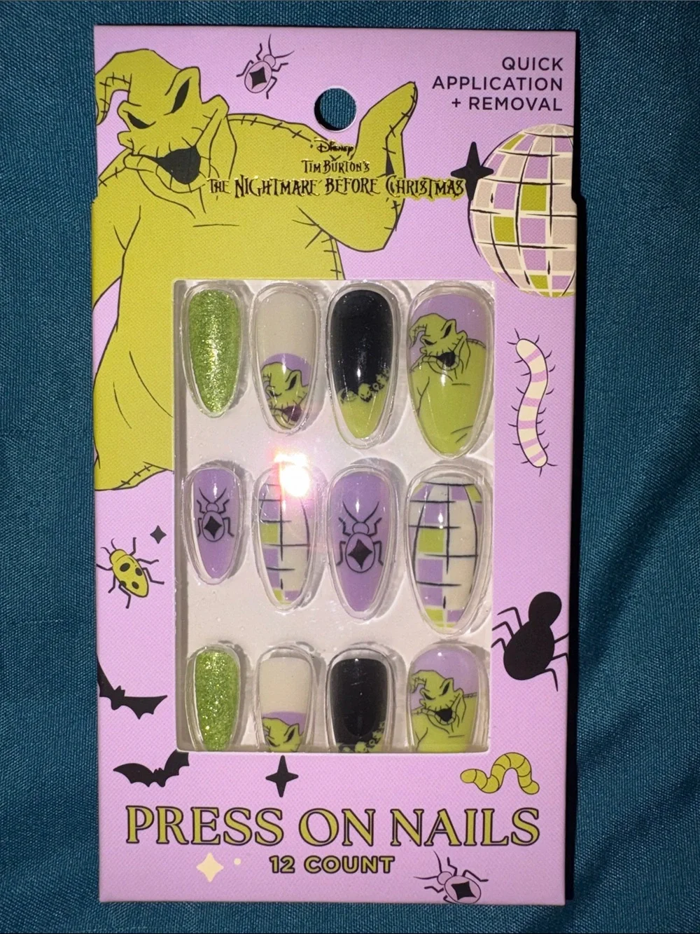 Nightmare Before Christmas- Press-On Nails - 4 pks